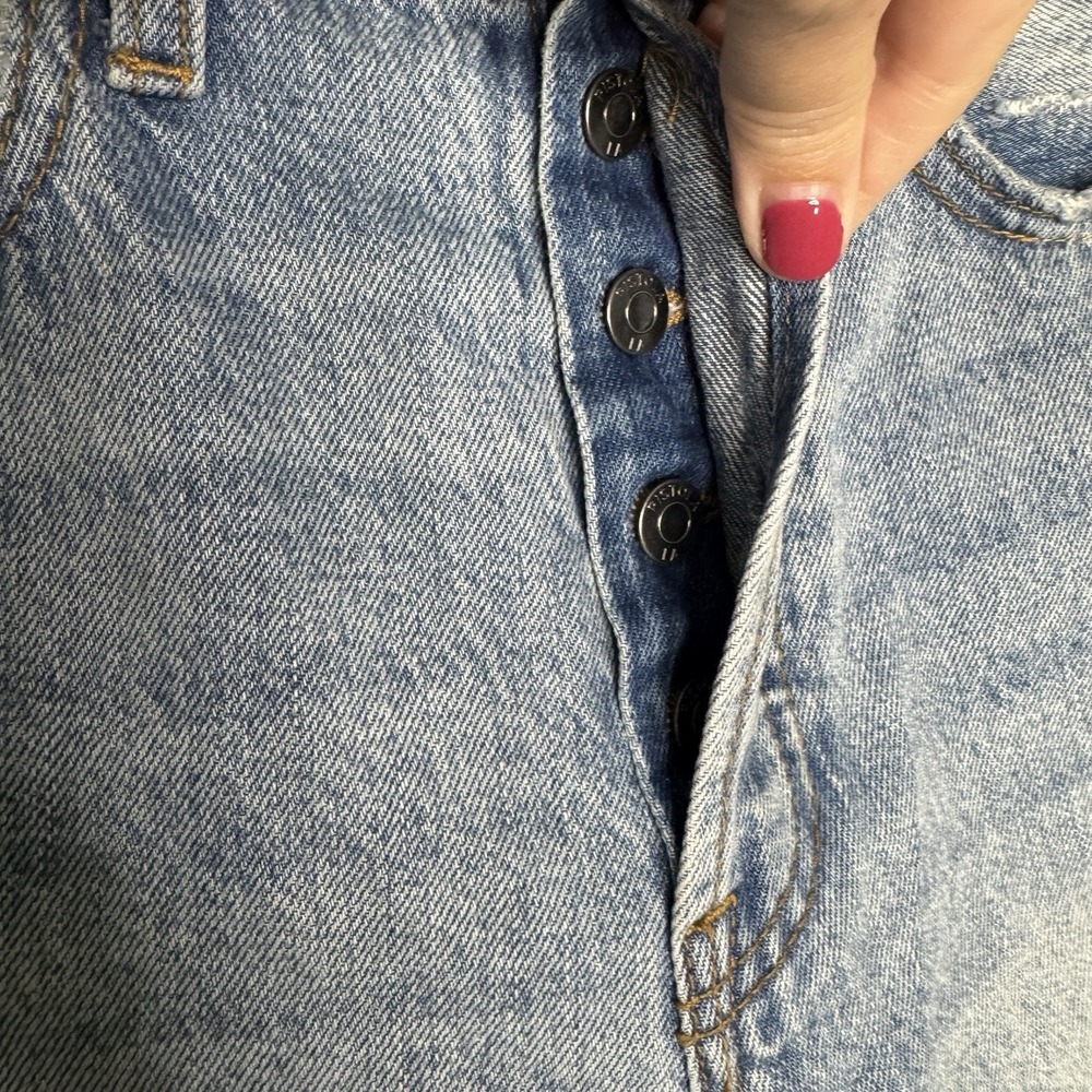 Pistola Keaton High Rise‎ Slim Straight Jeans Size 26 Button Fly DenimWomen's - Picture 6 of 11